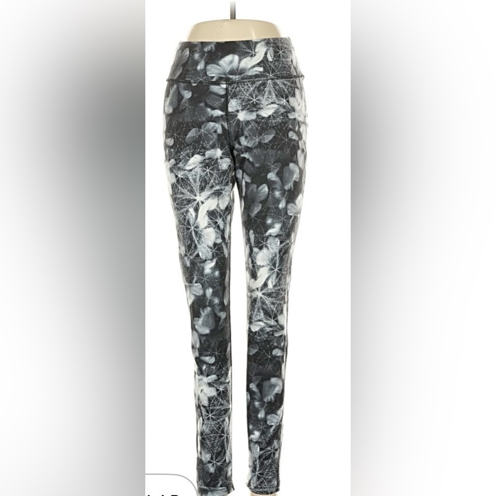 Obermeyer Black and White Patterned Skinny Pants